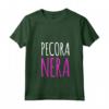 Donna Pecora Nera - T-Shirt Divertenti Donna con Frasi Ironiche e Giochi di Parole - Ideale come Regalo per Donne Ironiche e Divertenti