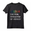 La vera evoluzione dell'hockey - T-shirt da Hockey su Ghiaccio Grafica Cool - Ideale per Appassionati di Sport