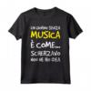 Magliette Uomo Manica Corta Divertenti Vita Senza Musica - T-shirt Frasi Ironiche per Compleanno - Marca HapTiger - Ideale Regalo Uomo