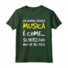 Magliette Uomo Manica Corta Divertenti Vita Senza Musica - T-shirt Frasi Ironiche per Compleanno - Marca HapTiger - Ideale Regalo Uomo