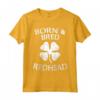 Maglietta Giorno di San Patrizio Nato E Bred Rossa Ginger T-Shirt - Born & Bred Redhead - Ideale per la Parata o il Pub
