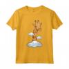 HapTiger Maglietta Giraffa con Nuvole - Design Divertente per Compleanno - Ideale per Donne, Uomini e Bambini