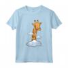 HapTiger Maglietta Giraffa con Nuvole - Design Divertente per Compleanno - Ideale per Donne, Uomini e Bambini