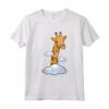HapTiger Maglietta Giraffa con Nuvole - Design Divertente per Compleanno - Ideale per Donne, Uomini e Bambini