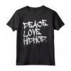 HapTiger Peace Love Hip Hop Shirt - Dance Lover Gift for Birthday or Christmas - Unique Present for Loved Ones