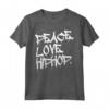 HapTiger Peace Love Hip Hop Shirt - Dance Lover Gift for Birthday or Christmas - Unique Present for Loved Ones