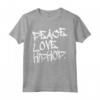 HapTiger Peace Love Hip Hop Shirt - Dance Lover Gift for Birthday or Christmas - Unique Present for Loved Ones