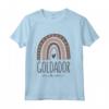 Goldador - Maglietta da Mamma con Zampa Arcobaleno - Leggera e Confortevole