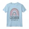 Goldador - Camicia da mamma con zampa arcobaleno Maglietta - Ideale per gli Amanti dei Cani - Personalizzabile con il Nome del Cane