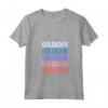 Donna Funny Modern Goldador Maglietta con Collo a V - Repeated Text Design - Ideal for Dog Lovers