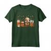 Goldador Autunno Caffè Zucca Spezie Latte Iced Maglietta - Costume Autunnale per Amanti dei Cani del Ringraziamento