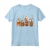 Goldador Autunno Caffè Zucca Spezie Latte Iced Maglietta - Costume Autunnale per Amanti dei Cani del Ringraziamento
