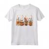 Goldador Autunno Caffè Zucca Spezie Latte Iced Maglietta - Costume Autunnale per Amanti dei Cani del Ringraziamento