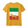 Goldador Cane Bandiera Italia Italiana Vintage - Maglietta per Genitori - Regalo per Amanti dei Cani