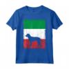 Goldador Cane Bandiera Italia Italiana Vintage - Maglietta per Genitori - Regalo per Amanti dei Cani