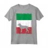 Goldador Cane Bandiera Italia Italiana Vintage - Maglietta per Genitori - Regalo per Amanti dei Cani