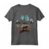Goldador Paw Mom Dad - Maglietta per Donne Amanti dei Cani - Design Vintage Mountain - Regalo per Natale e Compleanni