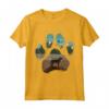 Goldador Paw Mom Dad - Maglietta per Donne Amanti dei Cani - Design Vintage Mountain - Regalo per Natale e Compleanni