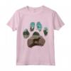 Goldador Paw Mom Dad - Maglietta per Donne Amanti dei Cani - Design Vintage Mountain - Regalo per Natale e Compleanni