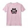 Goldador - Maglietta Zampa di Cane Grunge per Proprietari di Goldador - Ideale per Genitori di Cani Incrocio Golden Retriever e Labrador