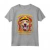 Labrador Retriever Cane Pompiere Goldador Maglietta - Merch per Amanti dei Labrador e Cani da Vigili del Fuoco
