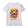 Labrador Retriever Cane Pompiere Goldador Maglietta - Merch per Amanti dei Labrador e Cani da Vigili del Fuoco
