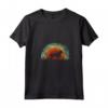 Donna Retro Goldador Vintage Rainbow Dog - Maglietta con Collo a V - Il Miglior Regalo per gli Amanti dei Cani a Natale o Compleanni