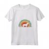 Donna Retro Goldador Vintage Rainbow Dog - Maglietta con Collo a V - Il Miglior Regalo per gli Amanti dei Cani a Natale o Compleanni