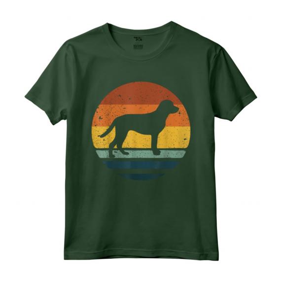 Goldador Cane Vintage Mamma Papà Retro Gift Maglietta - Best Goldador Gift for Dog Lovers - Ideale per gli Amanti dei Cani