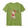 Giallo Goldador Splendida Renna Luci di Natale Albero Maglietta - Maglietta Cane Natale Divertente per Amanti del Cane e del Natale