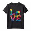 Love Goldador - Fantastica Maglietta Tie Dye per Mamma e Papà Amanti dei Cani - Regalo Perfetto a Sorpresa