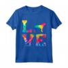 Love Goldador - Fantastica Maglietta Tie Dye per Mamma e Papà Amanti dei Cani - Regalo Perfetto a Sorpresa