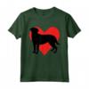 Cuore Rosso Carino - Maglietta Goldador per Amanti dei Cani - Ideale per Mostrare l'Amore verso il tuo Cane