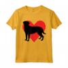 Cuore Rosso Carino - Maglietta Goldador per Amanti dei Cani - Ideale per Mostrare l'Amore verso il tuo Cane