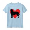Cuore Rosso Carino - Maglietta Goldador per Amanti dei Cani - Ideale per Mostrare l'Amore verso il tuo Cane