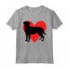 Cuore Rosso Carino - Maglietta Goldador per Amanti dei Cani - Ideale per Mostrare l'Amore verso il tuo Cane
