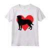 Cuore Rosso Carino - Maglietta Goldador per Amanti dei Cani - Ideale per Mostrare l'Amore verso il tuo Cane