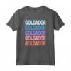 Funny Modern Repeated Text Design Goldador Maglietta - Unique Dog Tee for Dog Lovers - Buy Online