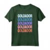 Funny Modern Repeated Text Design Goldador Maglietta - Unique Dog Tee for Dog Lovers - Buy Online