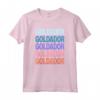 Funny Modern Repeated Text Design Goldador Maglietta - Unique Dog Tee for Dog Lovers - Buy Online