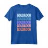 Funny Modern Repeated Text Design Goldador Maglietta - Unique Dog Tee for Dog Lovers - Buy Online