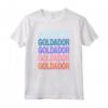 Funny Modern Repeated Text Design Goldador Maglietta - Unique Dog Tee for Dog Lovers - Buy Online