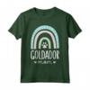 Goldador - Camicia da Mamma con Zampa Arcobaleno Maglietta - Ideale per Amanti dei Cani