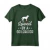 Amato da un GOLDADOR Cute Pet Dog proprietario - Best Dog Dad Ever Tee per la stagione di Natale e festività - Regalo divertente per gli amanti dei cani