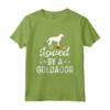 Amato da un GOLDADOR Cute Pet Dog proprietario - Best Dog Dad Ever Tee per la stagione di Natale e festività - Regalo divertente per gli amanti dei cani