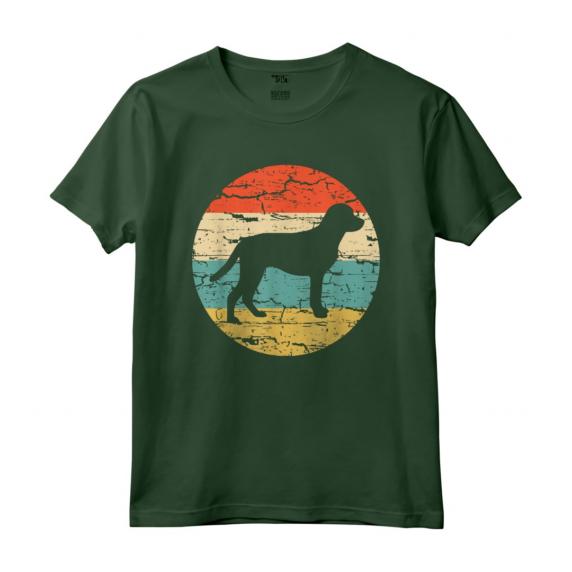 Goldador Cane Vintage Mamma Papà Retro Gift Maglietta - Regalo Divertente per Amanti dei Cani - Ideale per Genitori di Goldador