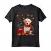 Regalo Autunnale per Amanti dei Cani Goldador Giallo - Stagione Autunnale Maglietta Leggera e Classica - Ideale per Donne, Figlie e Sorelle