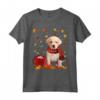 Regalo Autunnale per Amanti dei Cani Goldador Giallo - Stagione Autunnale Maglietta Leggera e Classica - Ideale per Donne, Figlie e Sorelle