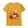 Regalo Autunnale per Amanti dei Cani Goldador Giallo - Stagione Autunnale Maglietta Leggera e Classica - Ideale per Donne, Figlie e Sorelle