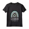 Donna Goldador - Camicia da mamma con zampa arcobaleno Maglietta con Collo a V - Ideale per amanti dei cani